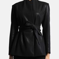 Matrix Shiny High Collar Jacket