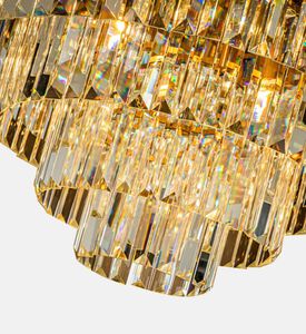 Baroque Hilton Rectangular Crystals Chandelier, Packshot View