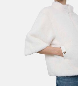 Weill Three-quarter Sleeve High-neck Jacket, Model View
