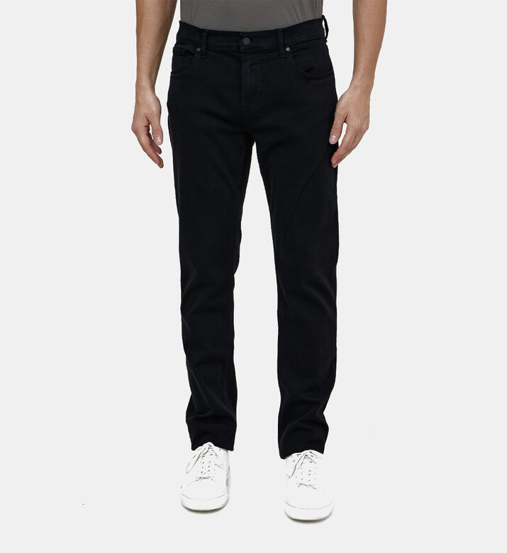 Cotton 5-pockets Slim-fit Dark Denim Pants Cotton 5-pockets Slim-fit Dark Denim Pants