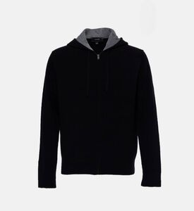 Vince Zip Fastening Hooded Sweater, Packshot View