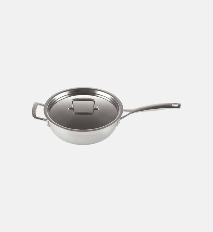 Le Creuset Chef Stainless Steel Saute Pan, Packshot View
