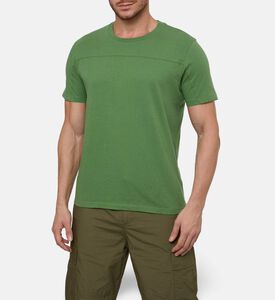 Zadig et Voltaire Tommy Paneled T-shirt, Green, M, Model View