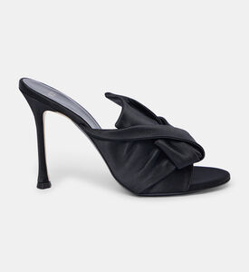 Bow High-heel Leather Sandals Bow High-heel Leather Sandals