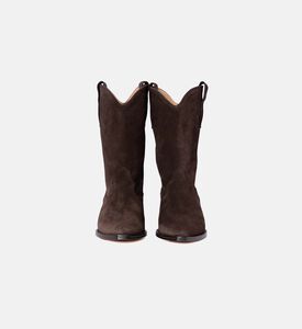 Duerto Suede Calfskin Leather Cowboy Boots Duerto Suede Calfskin Leather Cowboy Boots