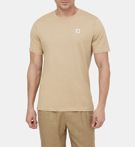 Cotton Logo-badge Short Sleeve T-shirt