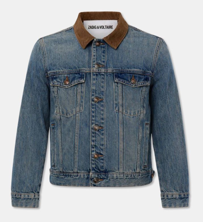 Zadig et Voltaire Vintage-wash Denim Jacket, Packshot View