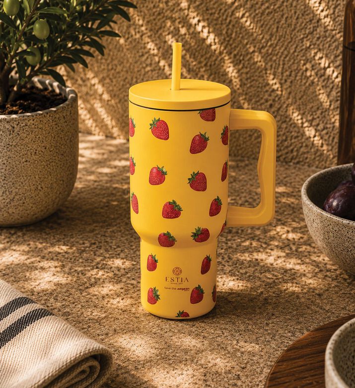 Estia Berry Bright Xl Straw Tumbler, Packshot View