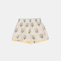 Cotton Elastic Waistband Shorts