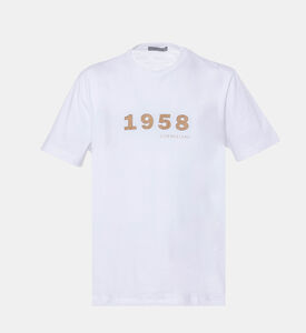 تيشيرت قطن 58 %بياقة مستديرة