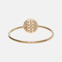 Mini Diamond Ever Disc Ring - 18k