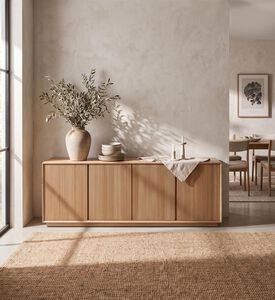 Pure Furniture Dawson Wooden Buffet 220 X 43 X 80 Cm, Packshot View