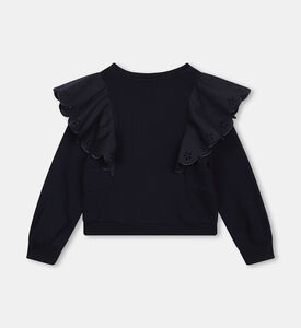 سترة صوفية بتطريز صدفي