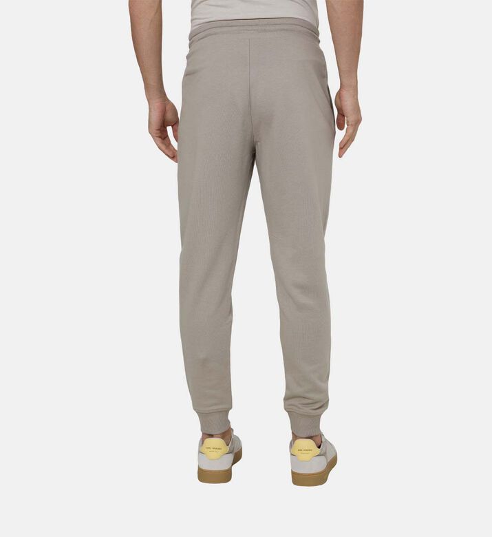 Cotton Structured Embroidered Joggers