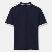Tropical Print Patch Polo Shirt