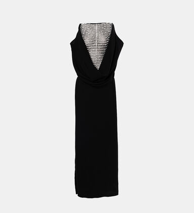 Beaded Sleeveless Dress