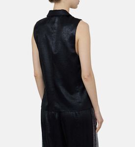 Sefana Silk Buttoned Vest