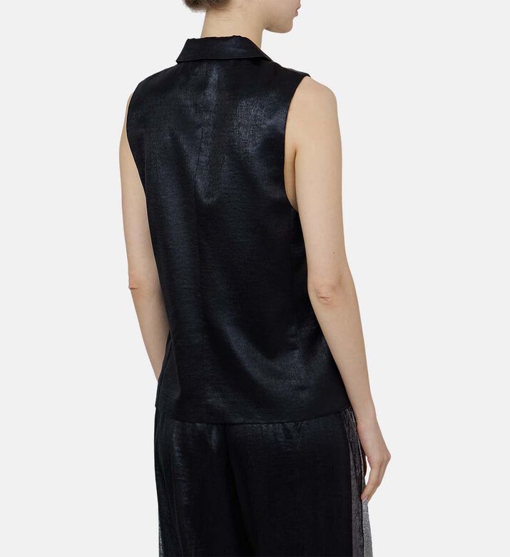 Sefana Silk Buttoned Vest