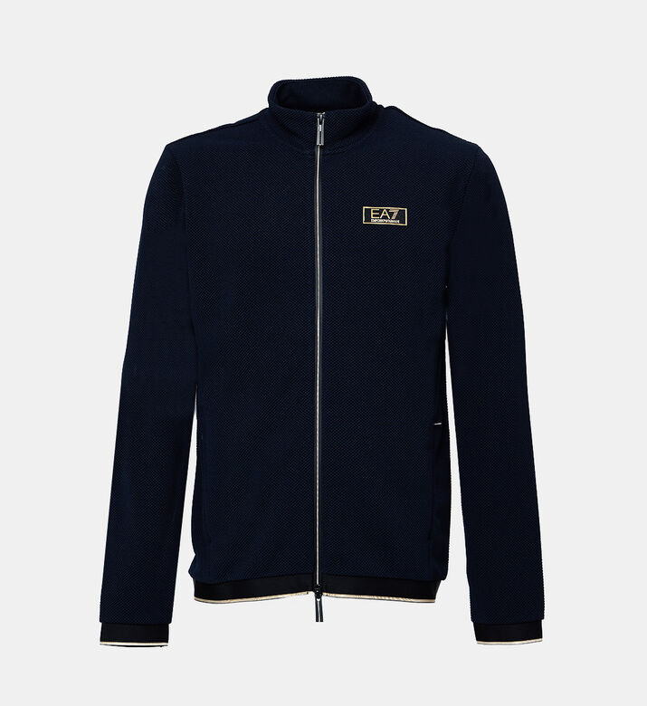 Zip-up Jersey Sweatshirt