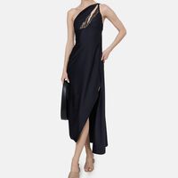 Asymmetric Knitted Dress