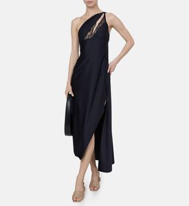 Asymmetric Knitted Dress