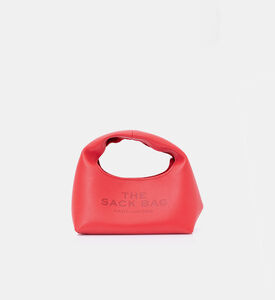 Marc Jacobs The Mini Leather Sack Bag, Dark-red, Packshot View