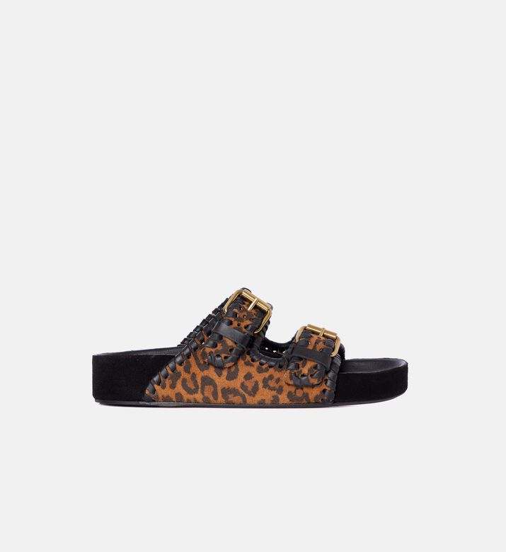 Lennyo Leather Open-toed Sandals