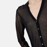 Etretat Sheer Cotton Cardigan
