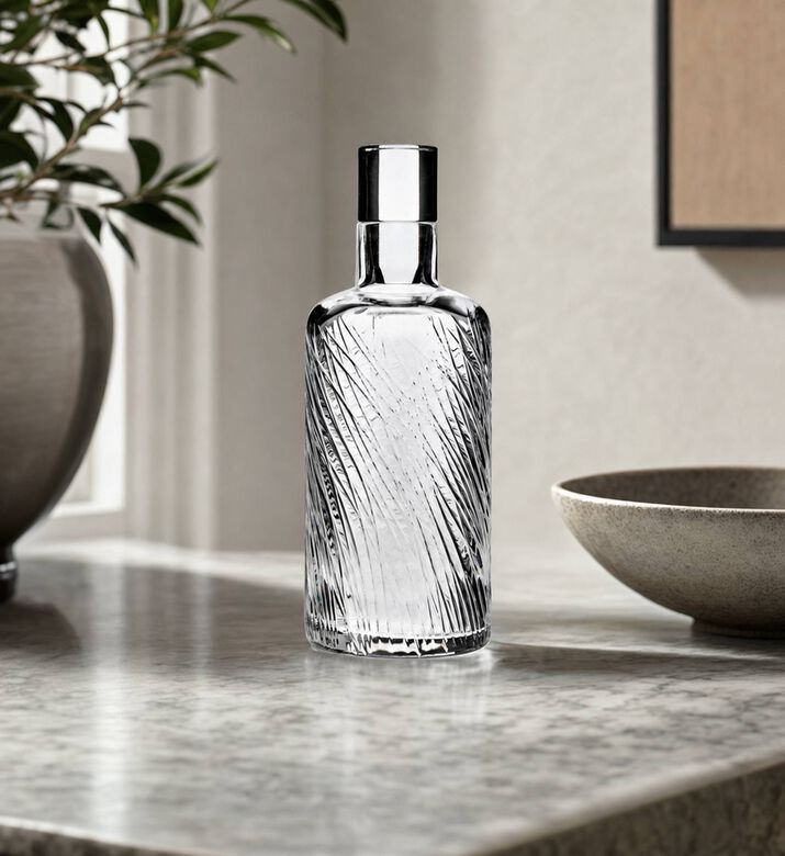 Mario Cionni Hair Toles Crystal Decanter, Model View