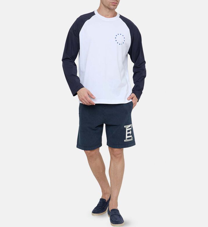 سويت شيرت واسع مزين بنجمة مطرّزة