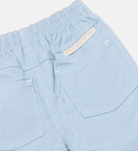 Elastic Waistband Regular-fit Pants