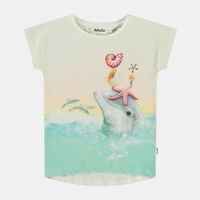 Ragnhilde Dolphins-print T-shirt