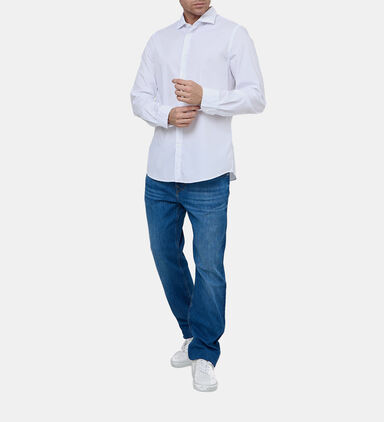Cotton Button-down Poplin Shirt