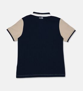 Hackett London Two-tone Design Button Placket Polo Shirt, Packshot View