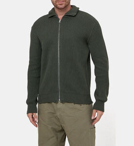 جاكيت قطن مضلع