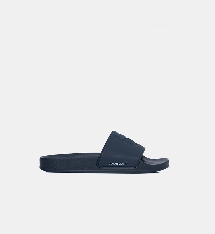 Monogram Embossed Logo Flip Flops
