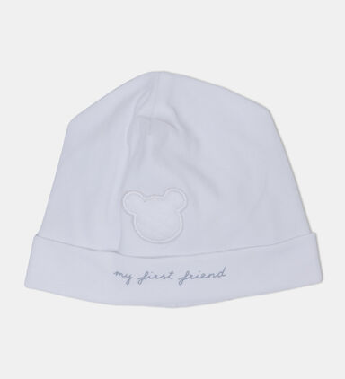 Bear Face Embroidery Baby Hat