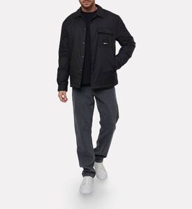 Karl Lagerfeld Fleece-lined Thermal Lining Jacket, Model View