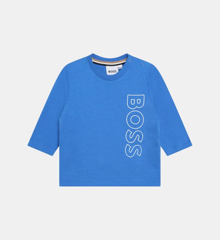 Cotton Jersey Long-sleeved T-shirt