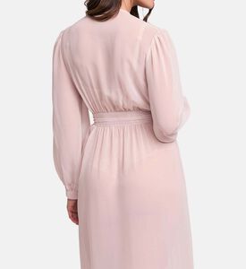 Rya Serenade Waist Tie Closure Flared Maxi Robe, Model View Rya Serenade Waist Tie Closure Flared Maxi Robe, Model View