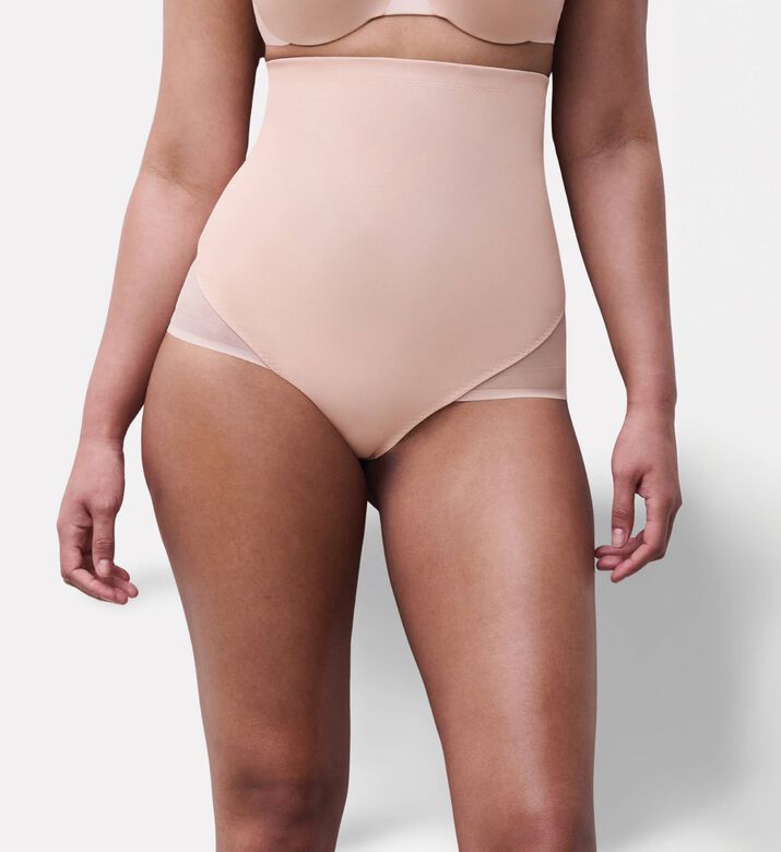 Chantelle Firm Control Shapewear Briefs, Golden-beige, Xs, Model View
