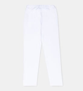 Cotton Logo Straight Legs Jogger