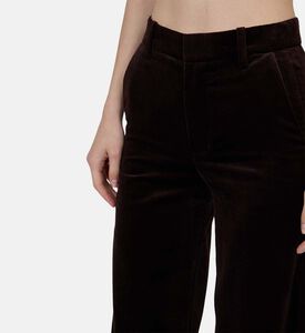 Velvet Wide-leg Pants