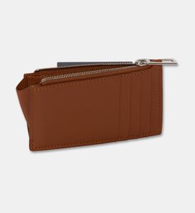 Camille Fournet Alligator Calf Leather Wallet, Brown, Packshot View