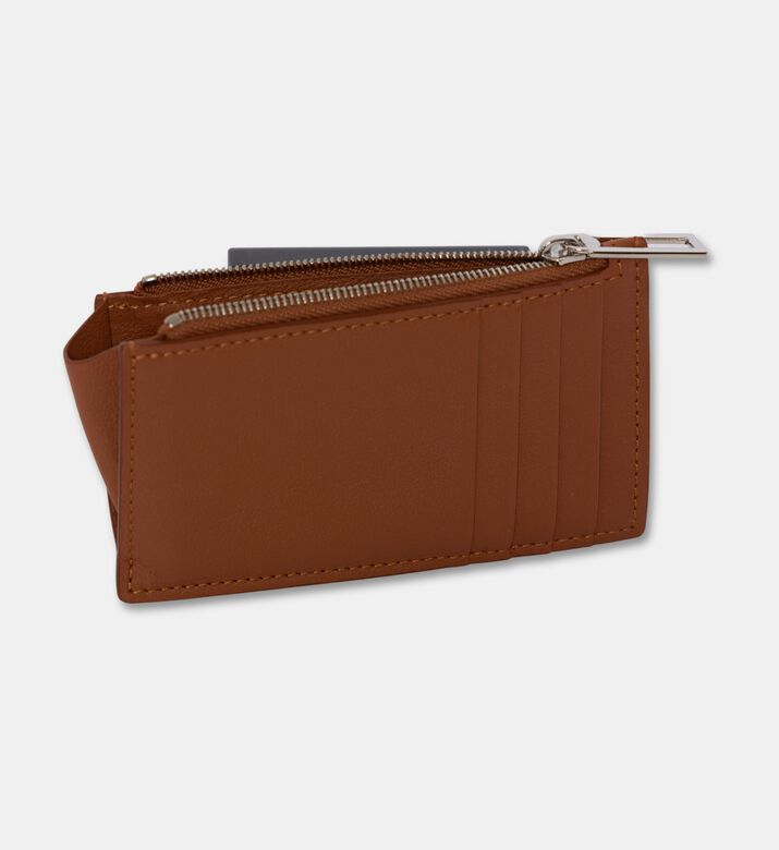 Camille Fournet Alligator Calf Leather Wallet, Brown, Packshot View