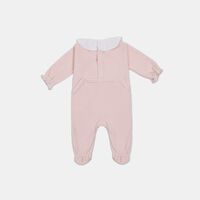 Ruffled Collar Embroidered Pajama