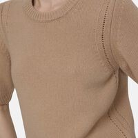 Cashmere Short-sleeve Sweater