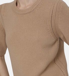 Cashmere Short-sleeve Sweater