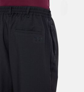 Y-3 Cropped Wide-leg Trousers, Model View