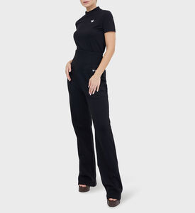 High-wasted Cotton Sweatpants